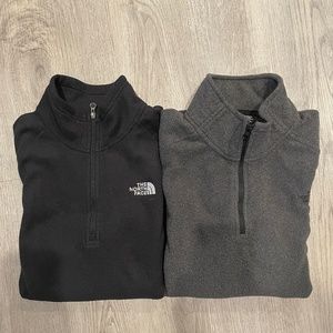 The North Face Glacier 1/4 Zip Fleece x2